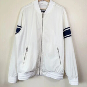 Karl Lagerfeld Men's Bomber Windbreaker  Jacket